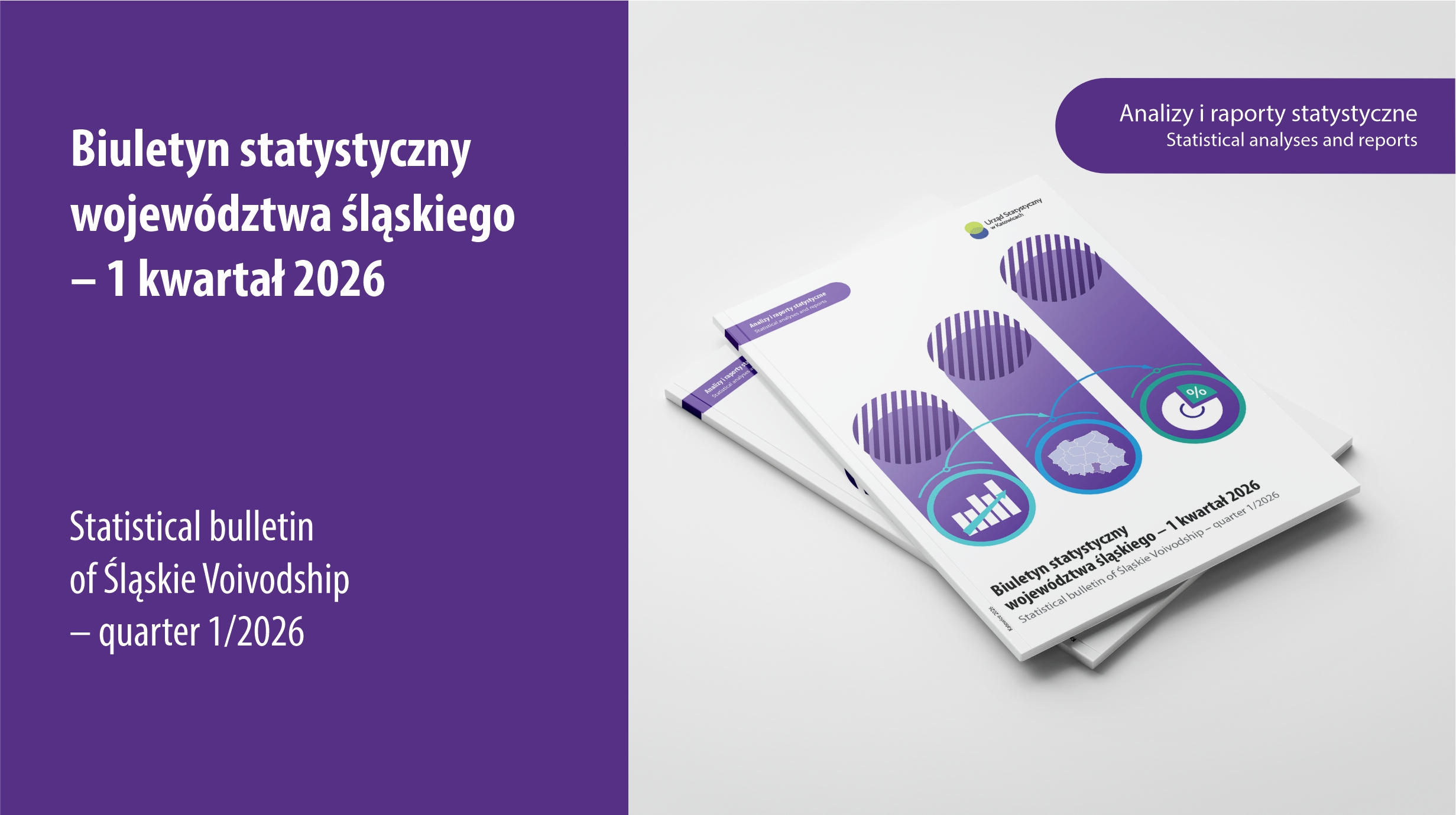 Statistical bulletin of Śląskie Voivodship - quarter 1/2026 - slider