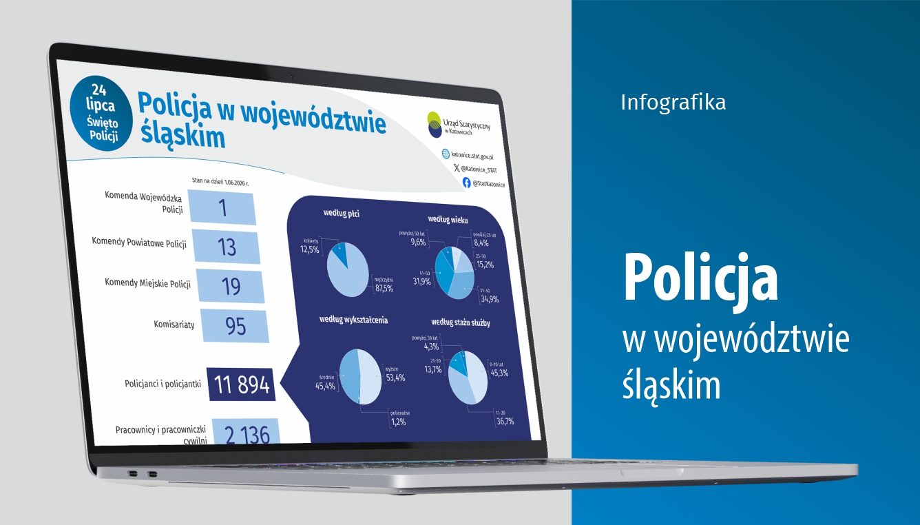 Policja w województwie śląskim (Infografika) 