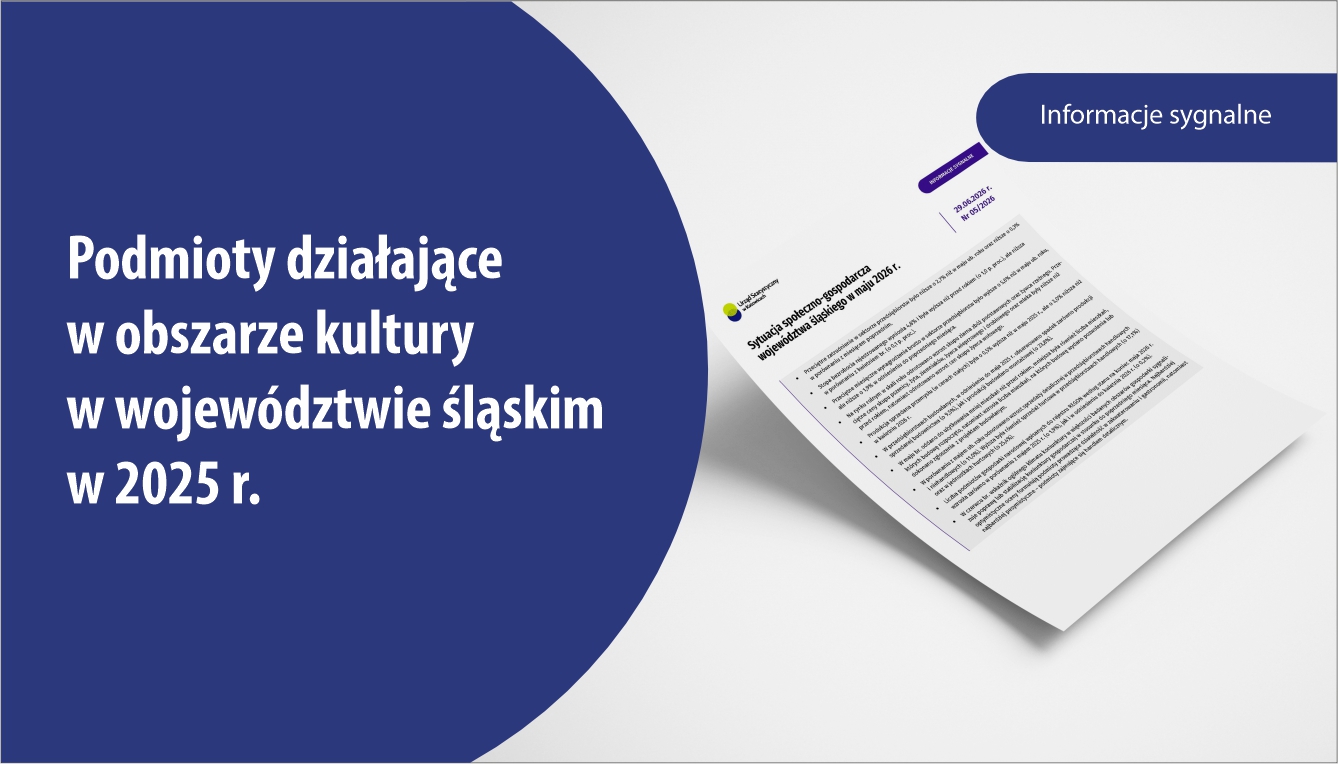 Podmioty działające w obszarze kultury w województwie śląskim w 2025 r. - zdjęcie pierwszej strony opracowania