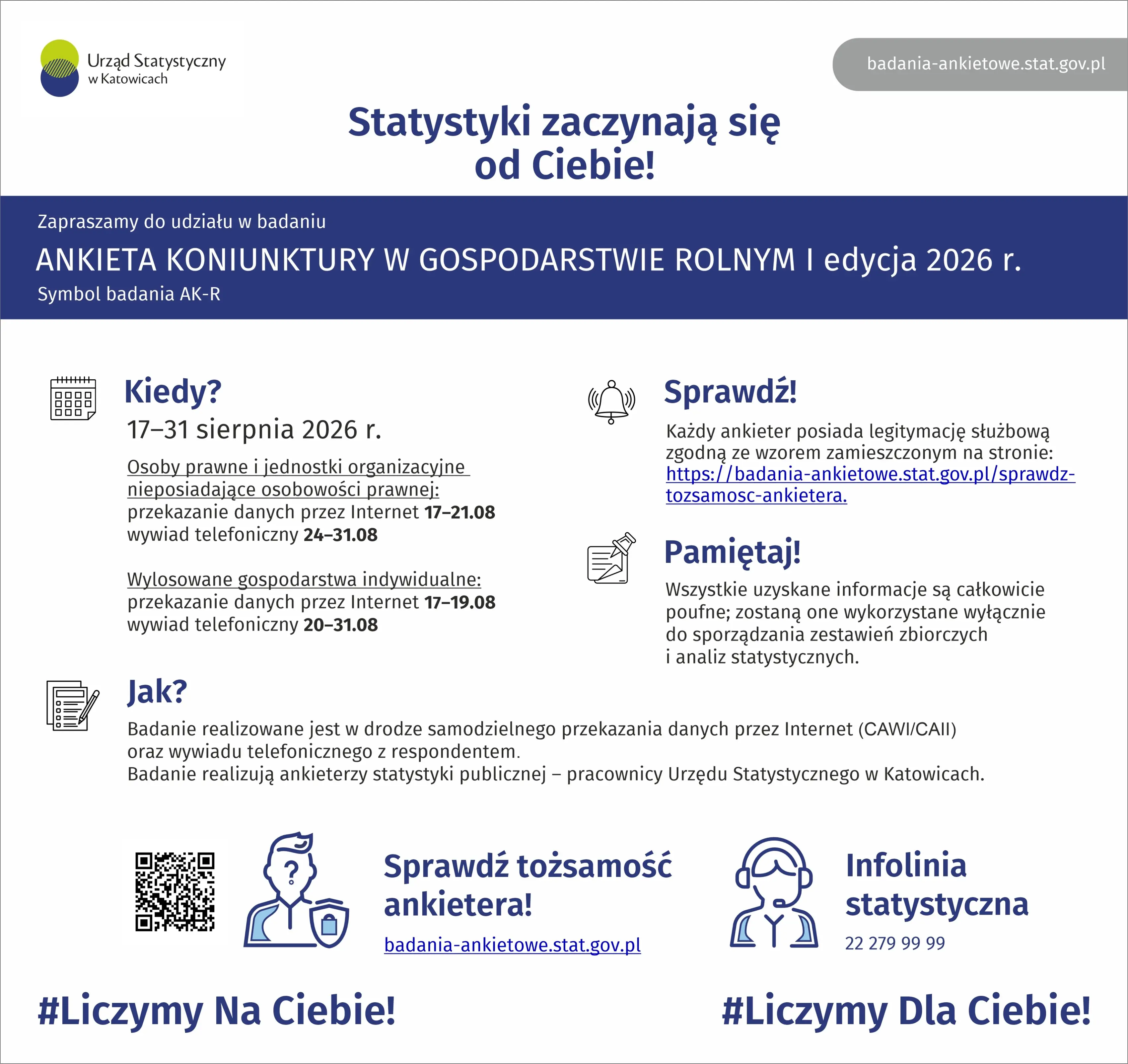 Ankieta koniunktury w gospodarstwie rolnym - I edycja 2026 - infografika